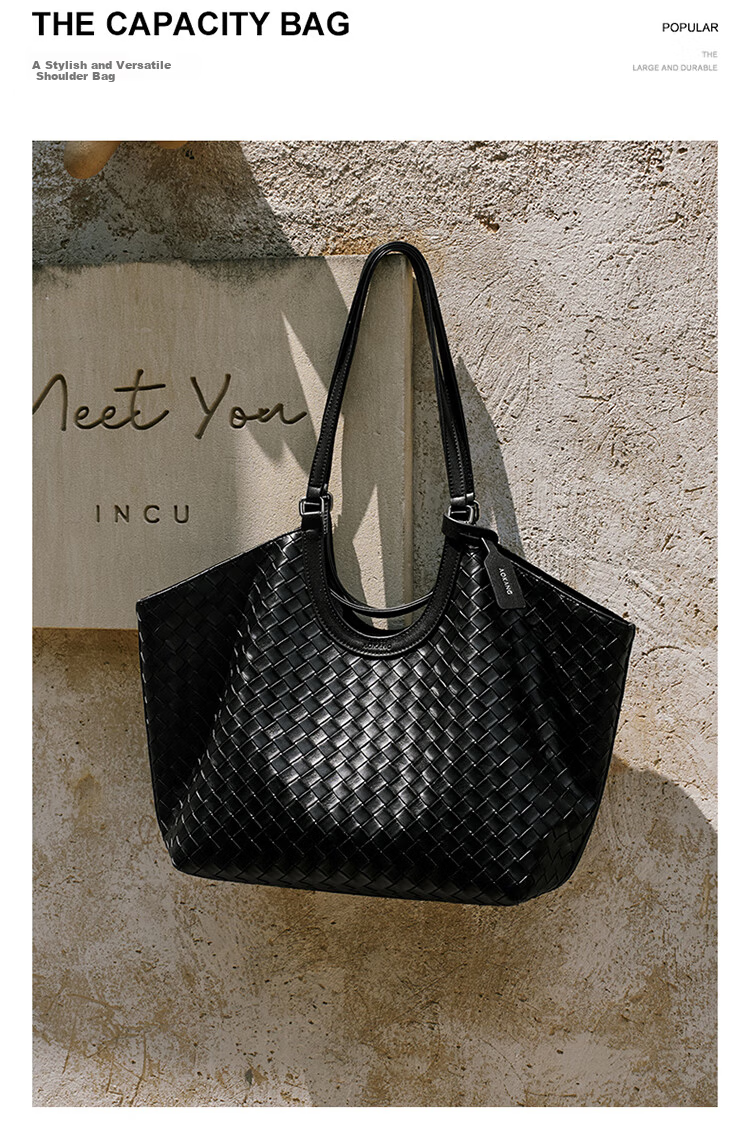 Aokang Women's Fashion Large Capacity Tote Bag Commuter Shoulder Bag Birthday Women's Day Gift for Girlfriend 9
