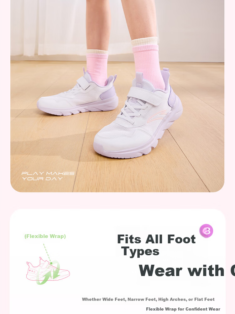 Anta Kids Sports Shoes 2026 Summer Breathable Mesh Girls Big Kids Energetic Running Shoes A22615577 4