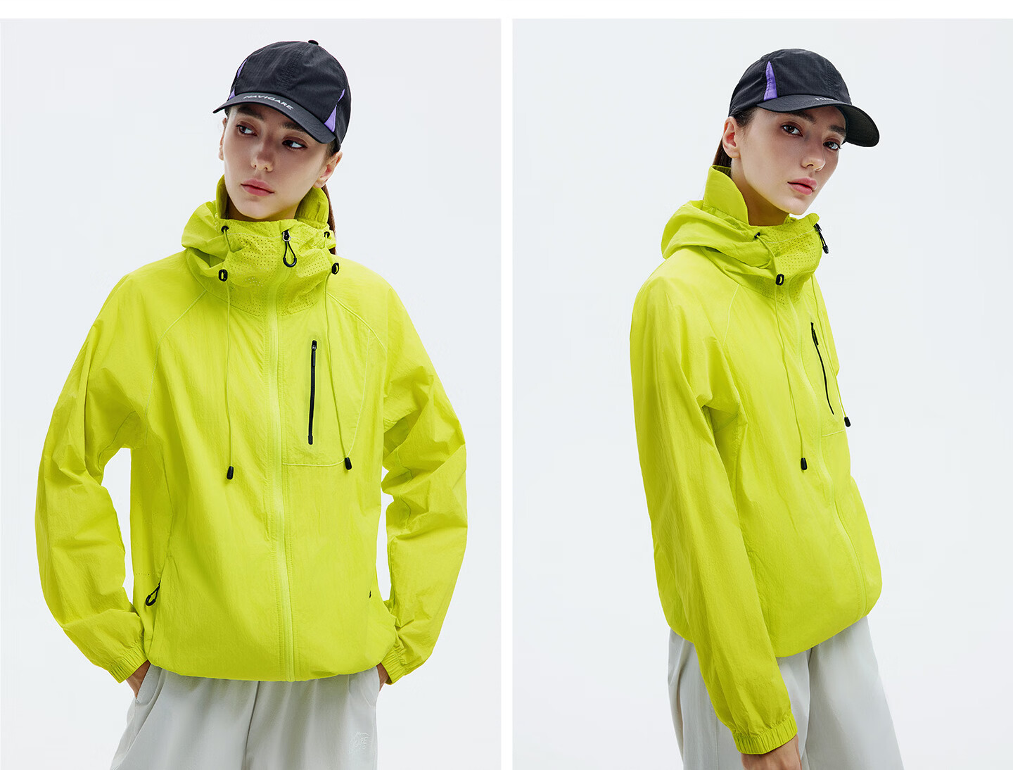 NVG·YOUNG Small Sailboat [Fashion Week Edition] Women's Lightweight Breathable Hooded Jacket Summer Outdoor Water-Repellent Mountaineering Coat 17