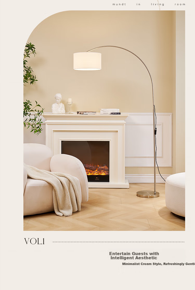 Paulmann P German Paulmann Living Room Fishing Floor Lamp Decorative Warm Yellow Soft Light Vintage Style for Living Room Bedroom 6