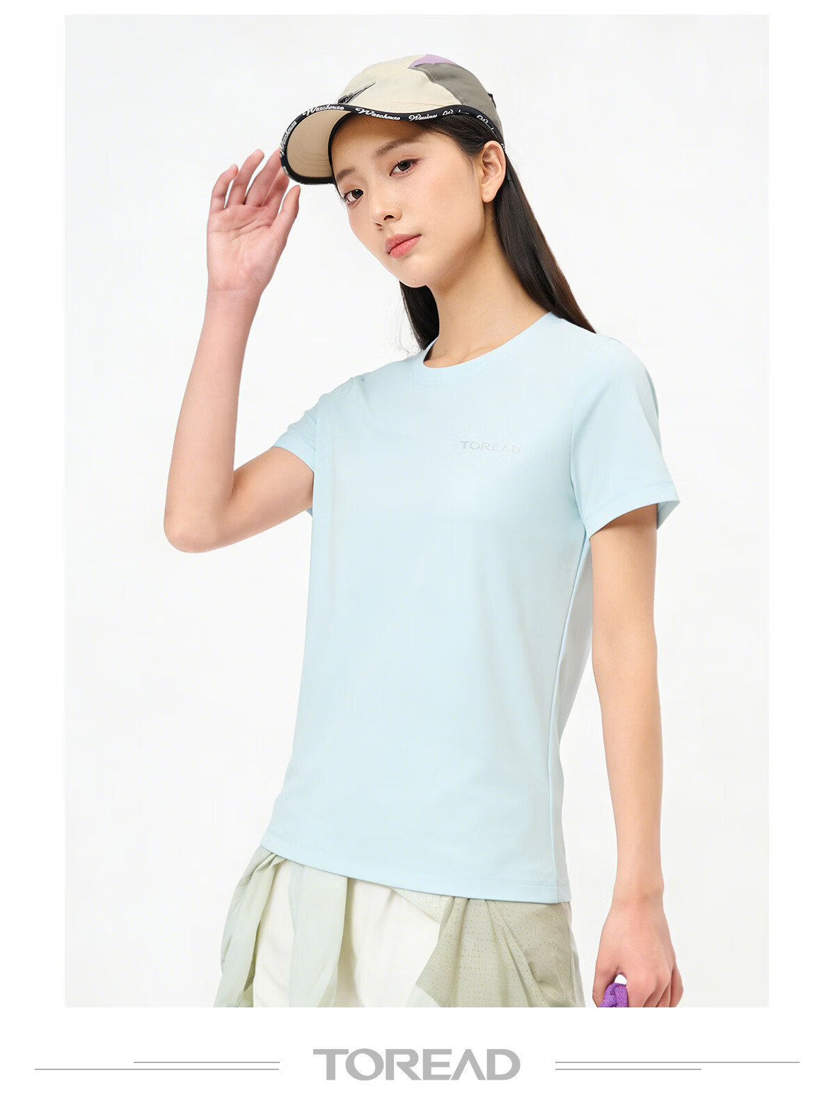 TOREAD Quick-Dry T-Shirt 26 Spring Summer New Couple Breathable Short Sleeve Sun Protection Round Neck Stretch Sports Top TAJJBO82716 20