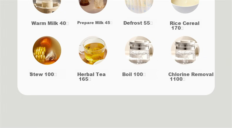 PLODON Baby Portable Milk Mixer Wireless Charging Thermostatic Water Bottle Kettle Boiling 100℃ for Outdoor Milk Preparation 26