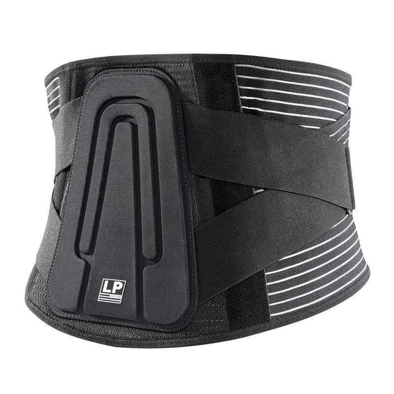 LP 1517CK Men's Waist Support Belt Fitness Training Professional Basketball Waist Trainer Running Squat Abdominal Belt Black L/XL