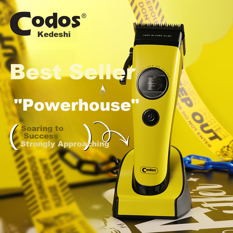 Codos Breakthrough A80 Oil Head Hair Clipper Cordless Brushless Motor Professional Gradient Hair Trimmer Salon Use [Annual Meeting Prize New Year Gift]
