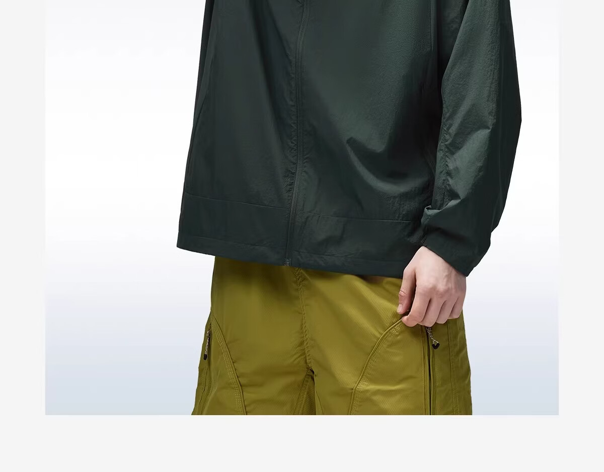 CAMEL Outdoor Original Yarn Sun Protection Jacket Women 2026 Spring Summer New Cool Breathable Water-Repellent Coat Sun Protection Clothing Men G023 50