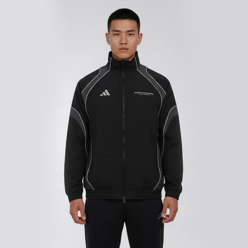 Adidas Men's Sports Style Series BL WOV JKT Jacket IB6980 Black XS 1