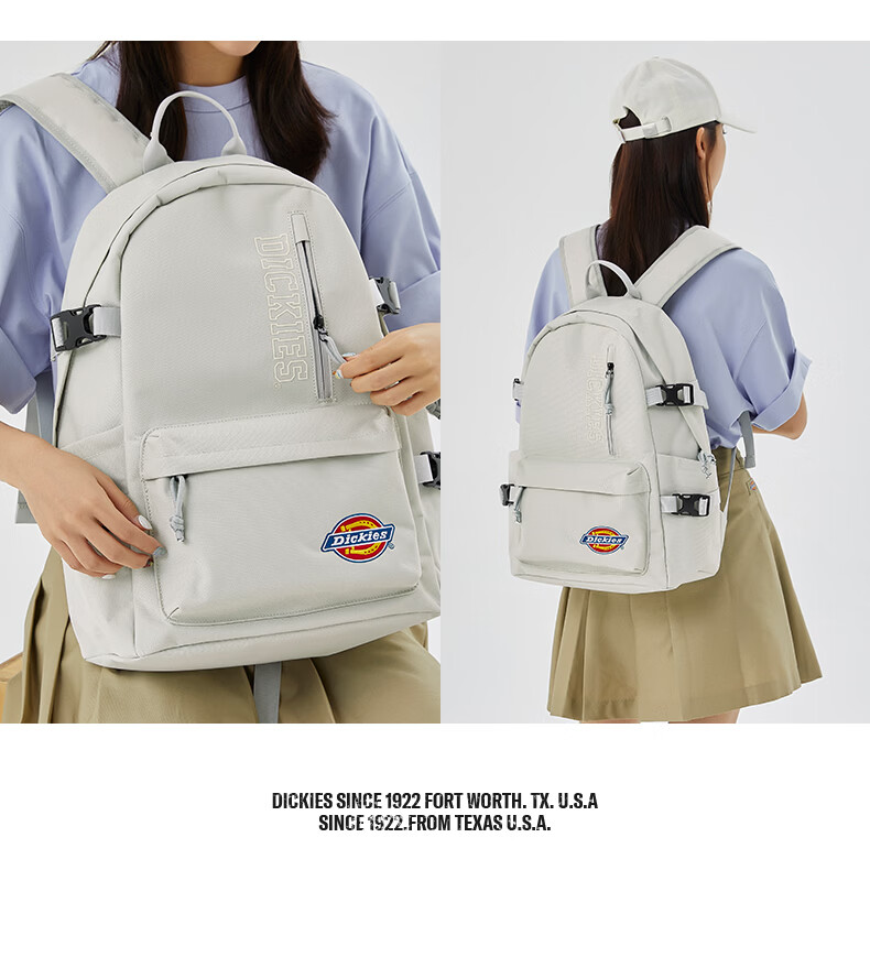 Dickies Men's Outdoor Sports Backpack Large Capacity Travel Laptop Bag School Backpack for High School and College Students Unisex 18