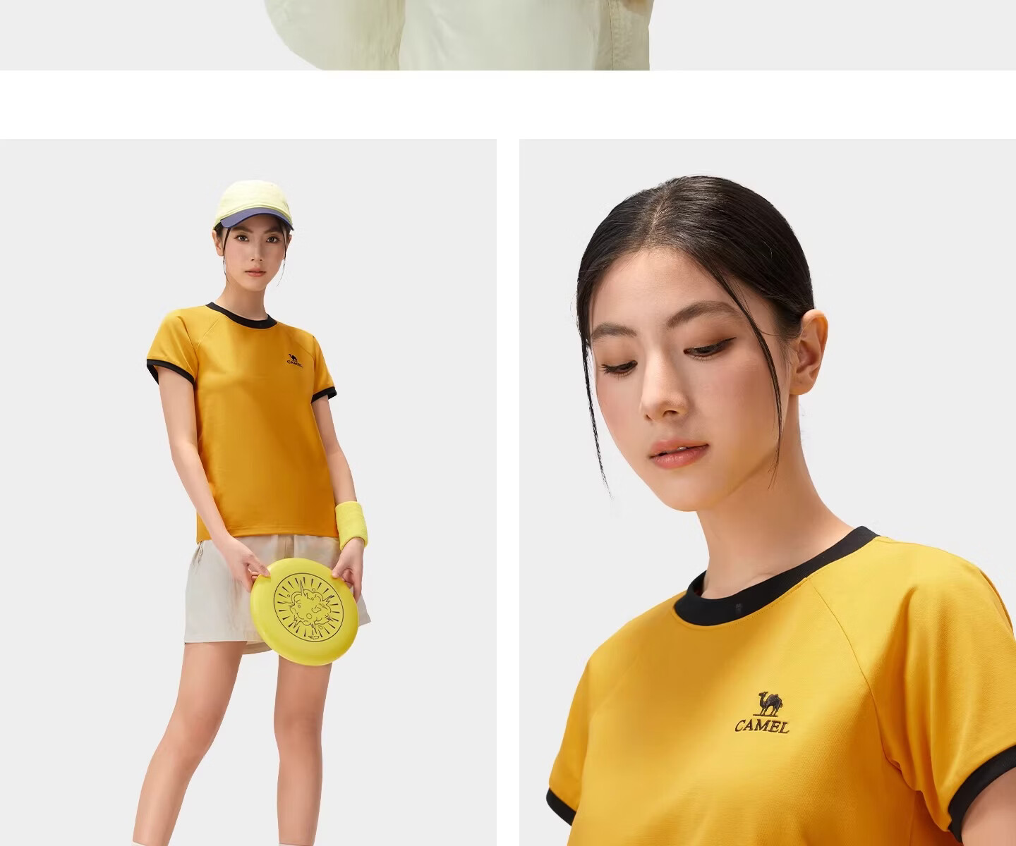 CAMEL Outdoor Quick-Dry Short Sleeve Unisex 2026 Spring Summer Breathable Sports Loose Fit Crew Neck Casual T-Shirt 9001 32