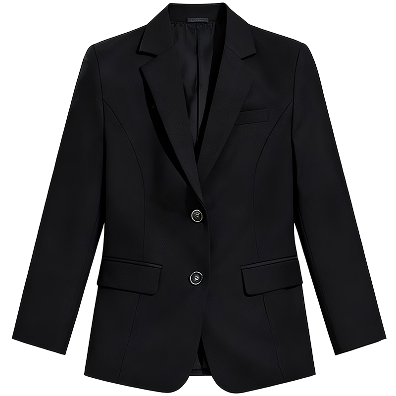 Yulixi Women's Blazer Small Size Professional High-End Formal Interview Office Casual Elegant Goddess Suit Jacket