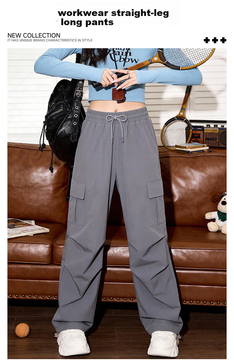 TonLion Women's Summer Workwear Pants New Cool-Touch Straight-Leg Jogger Convertible Elastic Slim Fit Sports Trousers 5
