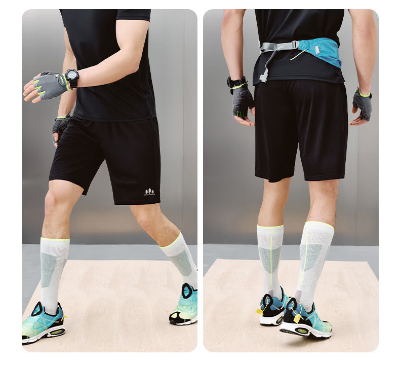 Warrior Men's Summer Shorts Ice Silk Five-Point Elastic Sports Quick-Dry Pants 10