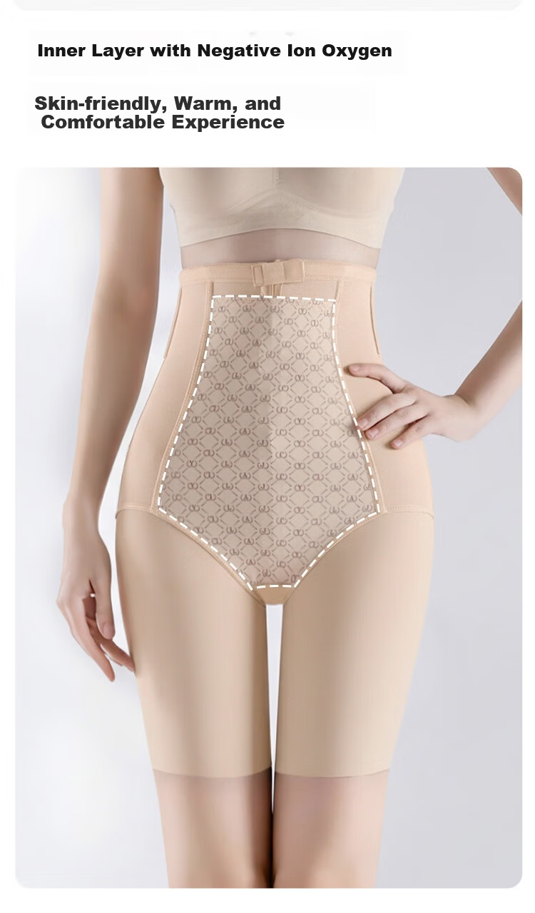 Tingmei High Waist Shaping Body Slimming Tummy Control Hip Lift Strong Side Compression Waist Cincher Postpartum Bridal Panties for Women 2
