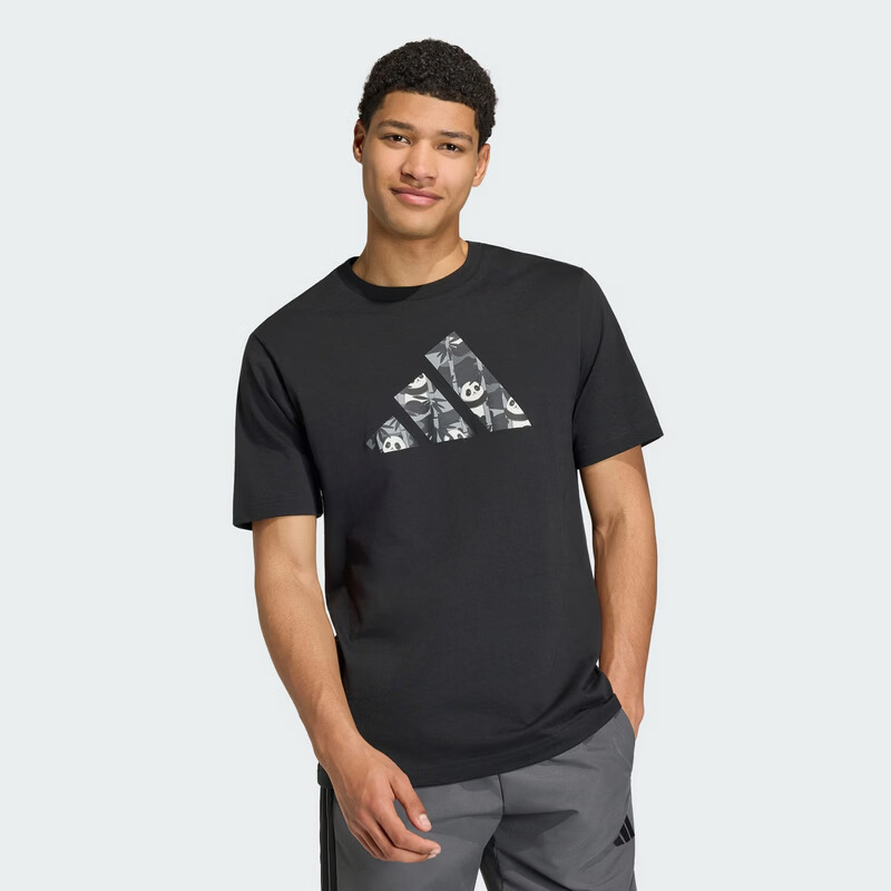 Adidas Sport Style Series Men's M PANDA C CAM T Short Sleeve T-Shirt KB4849 Black S 1