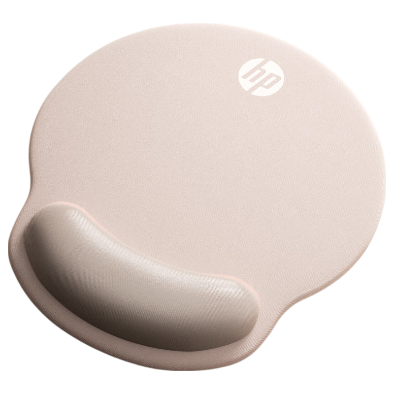 HP Wrist Rest Mouse Pad Office Computer Desk Mat Non-Slip Dirt-Resistant Gaming Mousepad Milk Tea Color