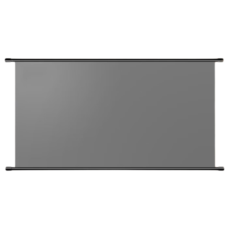 Asike Projector Screen Gray Soft Screen 100 Inch 16:9 HD Light-Resistant Screen [Daytime Direct Projection] Wall-Mounted Hanging Compatible with Jianuo, XGIMI, Dangbei, Xiaomi Projectors