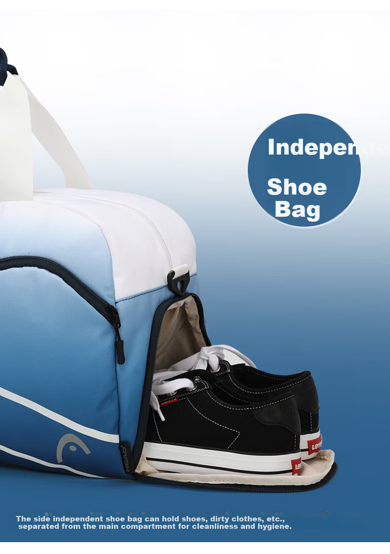 HEAD Tennis Bag Women's Stylish Badminton Bag Men's Gym Sports Handheld Shoulder Crossbody with Separate Shoe Compartment 8