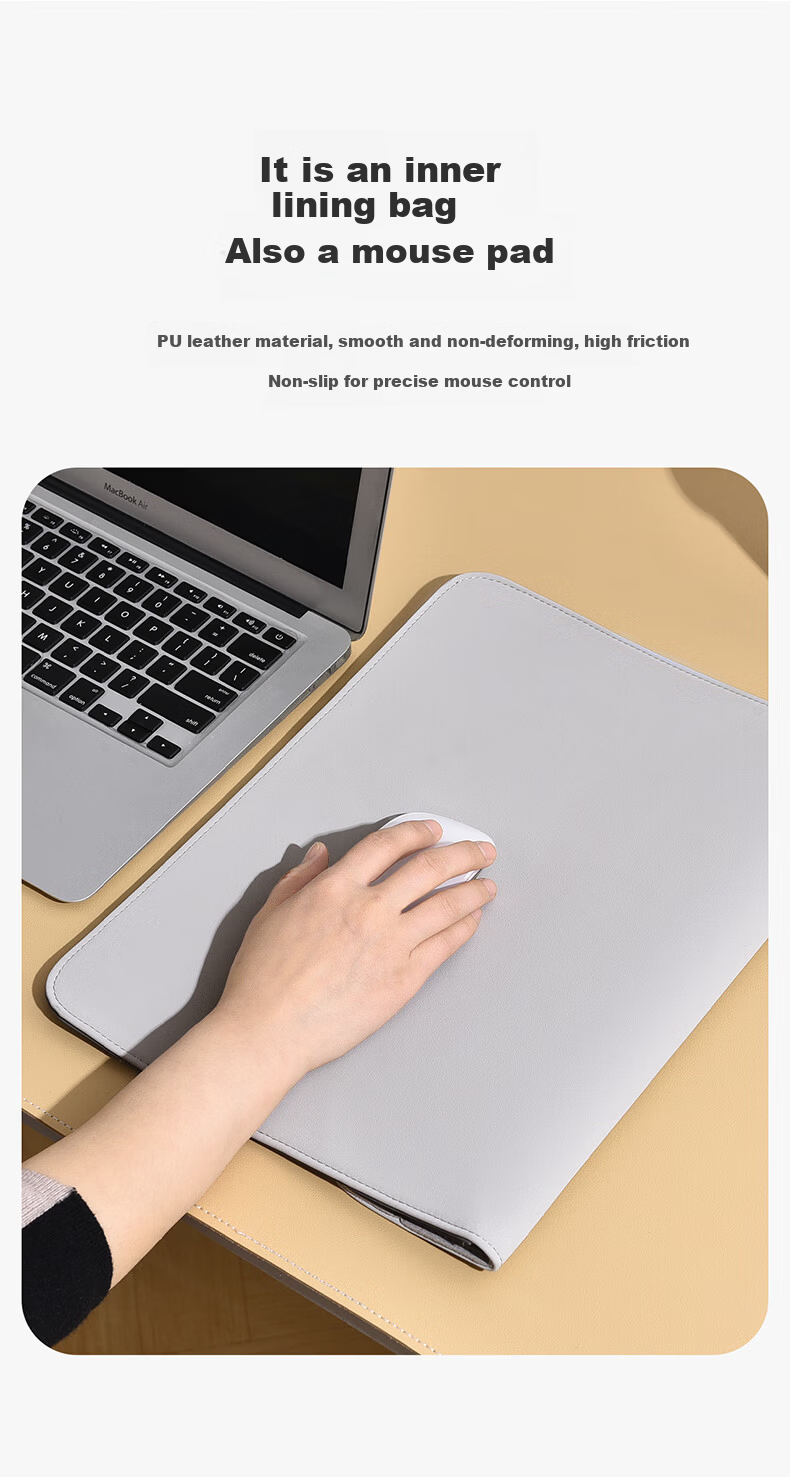 DIY Workshop 13-inch Laptop Stand Sleeve Unisex Business Multifunctional Portable Protective Case Compatible with MacBook Air 13.6 Laptop Sleeve 8