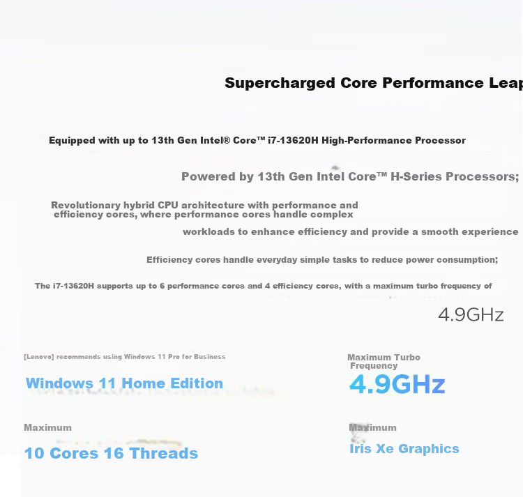 Lenovo Xiaoyang Yue Pro 14-inch Business Laptop i5-13420H 16GB 512GB SSD Windows 11 Standard Edition 3