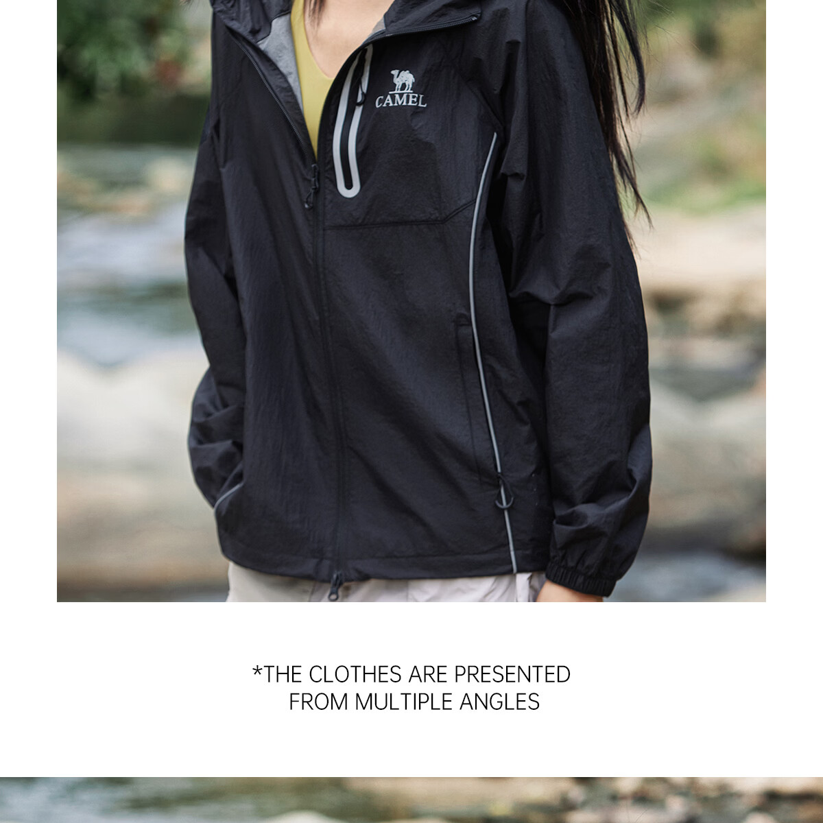 Camel Iceberg Sunscreen Jacket Pro Wang Junkai Edition Cooling Waterproof UV Protection Lightweight Skin Jacket M35BK07069 35