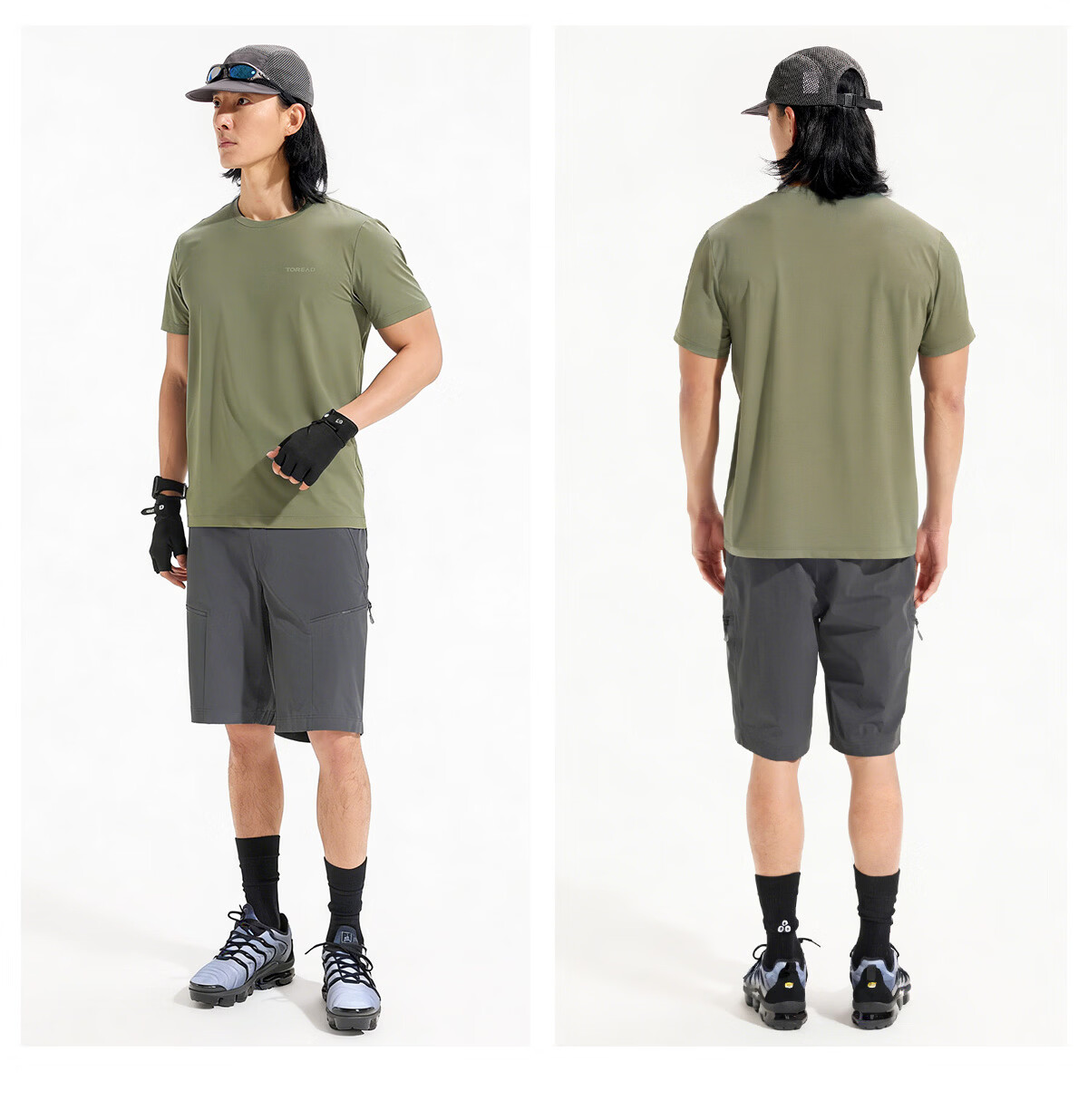 TOREAD Quick-Dry T-Shirt 26 Spring Summer New Couple Breathable Short Sleeve Sun Protection Round Neck Stretch Sports Top TAJJBO82716 15