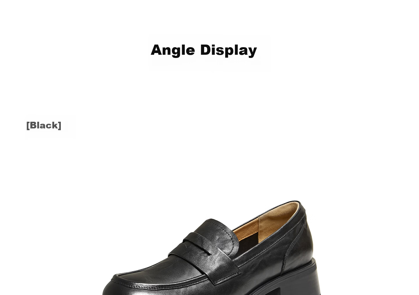 TATA 2026 Spring Mall Fashion Casual Versatile Loafers Black Size 36 16