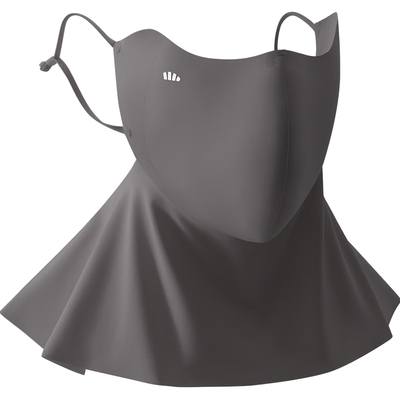 Beneunder Sunscreen Neck Mask Women's Sun Protection Face Cover Lightweight Full Face UV Protection Face Bikini Distant Mountain Gray