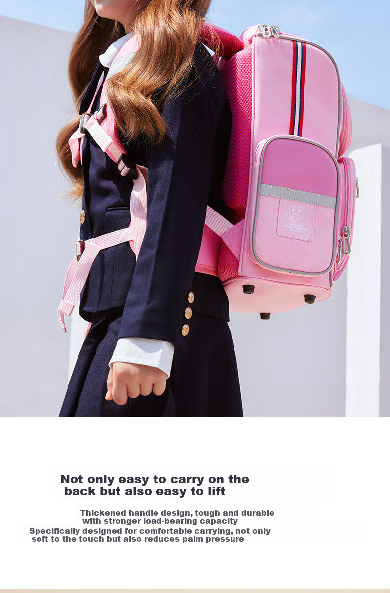 Zoy Zoii Children's School Backpack for Grades 1-6 Boys and Girls Lightweight Ergonomic Breathable Shoulder Bag Back to School Gift 22