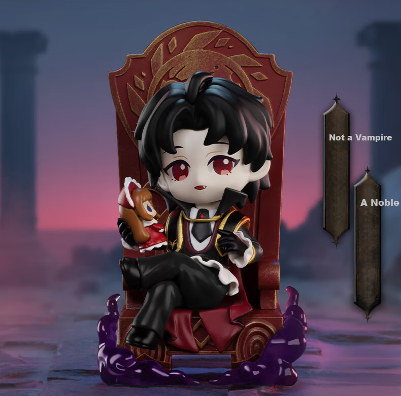 Funism [International Women's Day Gift] Funism The Master of Secrets Fate Invitation Blind Box Klein Figurine Display Stand with Box 16