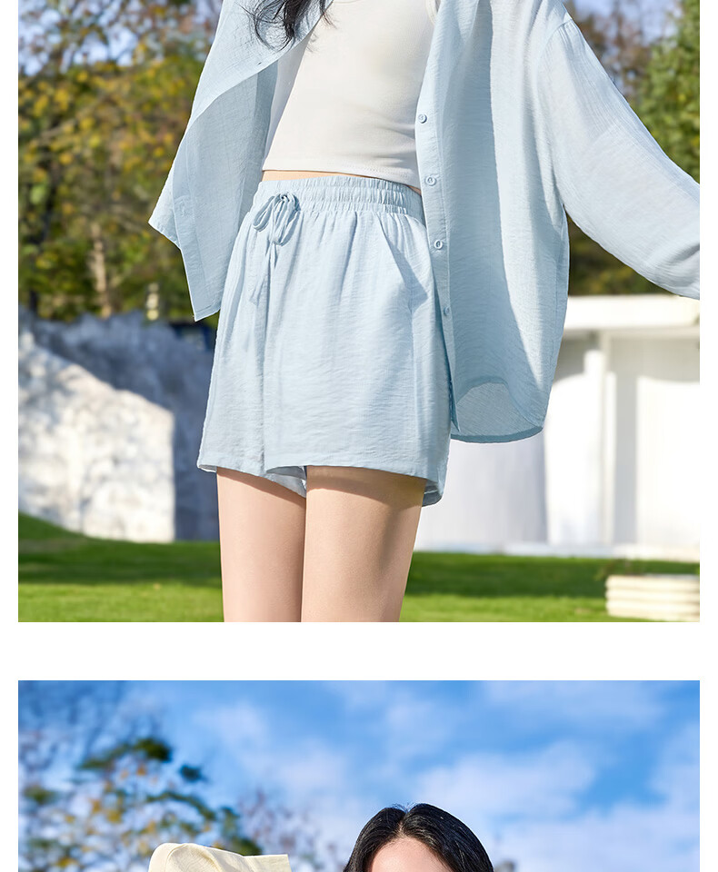 Urban Beauty Linen Shirt Women 2026 Summer New Luxury Youthful Stylish Blouse Ladies Shirt High-End Sun Protection Jacket 15