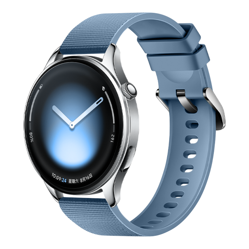 Xiaopijiang Compatible Xiaomi Watch S5 Textured Silicone Strap for Xiaomi Watch 5/eSIM Edition/S4/Sport/S3/2/S1 Pro/Color2 Sports Watch Band