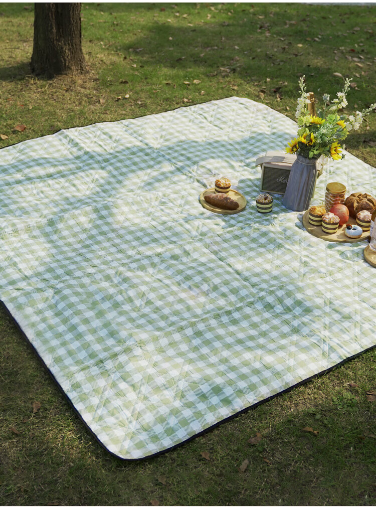 TAN XIAN ZHE Picnic Mat Outdoor Camping Moisture-Proof Mat Ultrasonic Washable Ground Mat Beach Mat Waterproof Ground Sheet Sleeping Mat 7