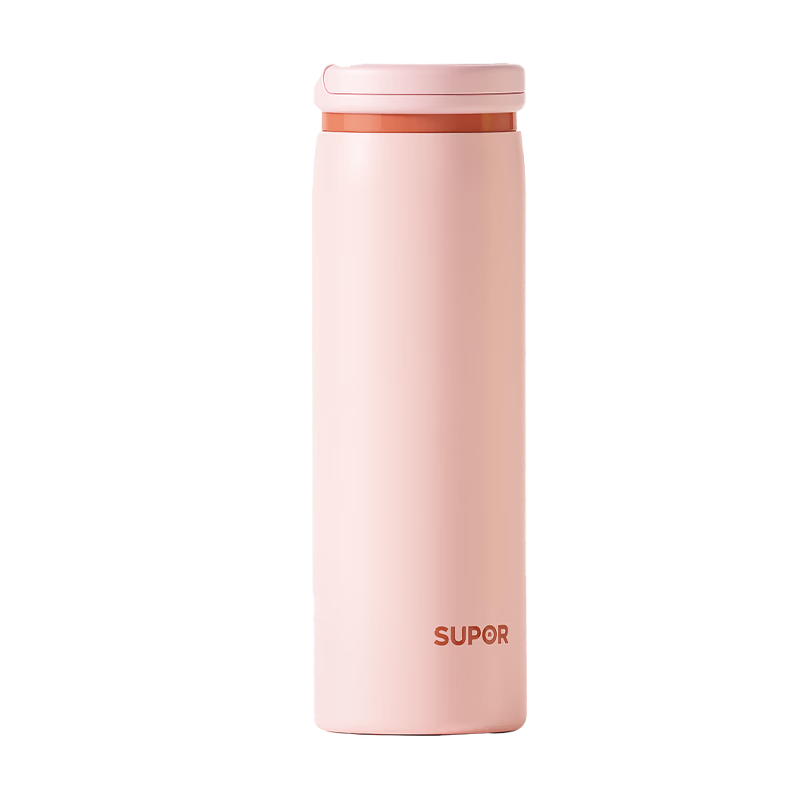 SUPOR Rotating Mouth Insulated 316L Stainless Steel Children's Water Bottle Unisex Tea Separation Tea Infuser Portable Car Cup