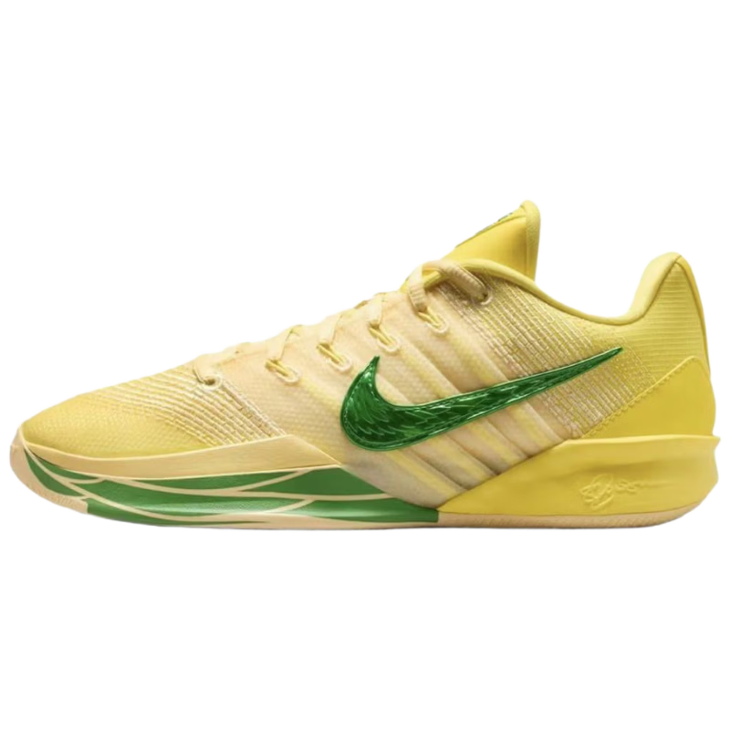 NIKE Sabrina 3 EP Durable Grip Basketball Shoes Lemon Yellow Green IR2477-700 Size 41