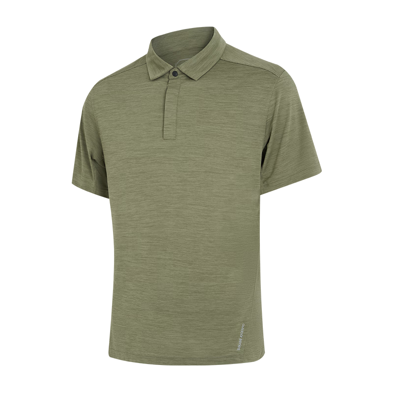 JD Jingzao Outdoor Quick-Dry Polo Shirt Short Sleeve Men 2026 Summer New PowerDry Hiking Mountaineering Mist Green 2XL