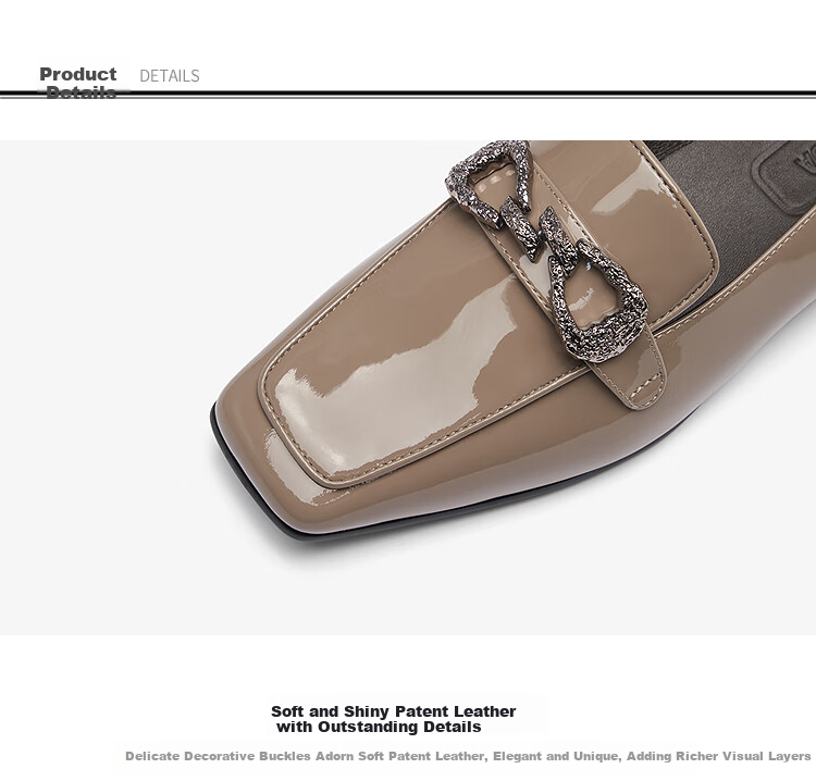 Laird & Sand 2026 Spring Summer Commuter Loafers Low Heel Flat Shoes Women 15101 Dusk Gray GYP 37 4