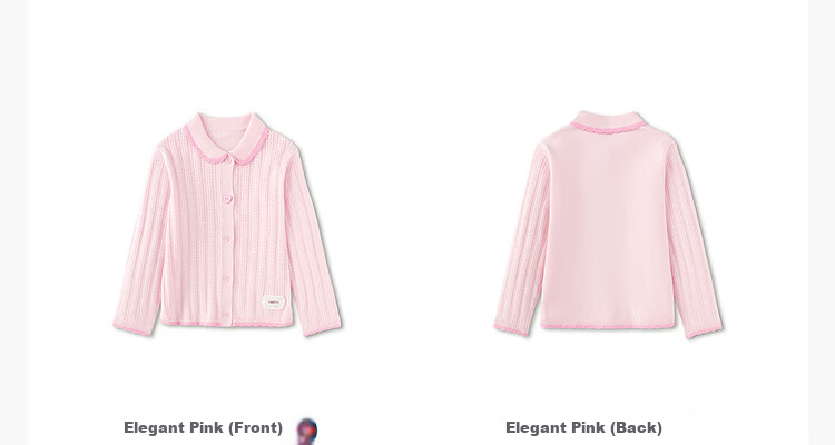 Balabala [balaOne] Kids Sweater Girls 2026 Spring Autumn Sweet Fashion Top 8