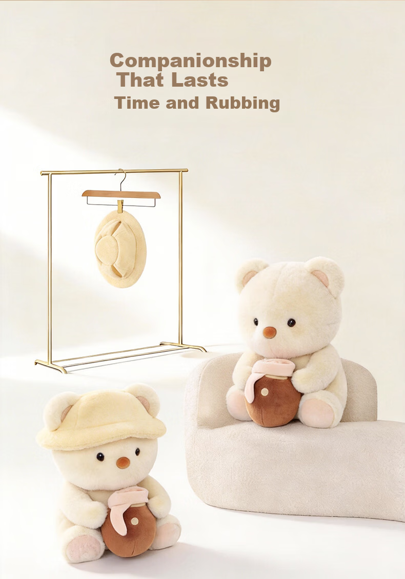 YEEHOO Newborn Baby Bear Smart Interactive Plush Soothing Toy Doll Infant Meeting Gift Baby Birthday Present 11