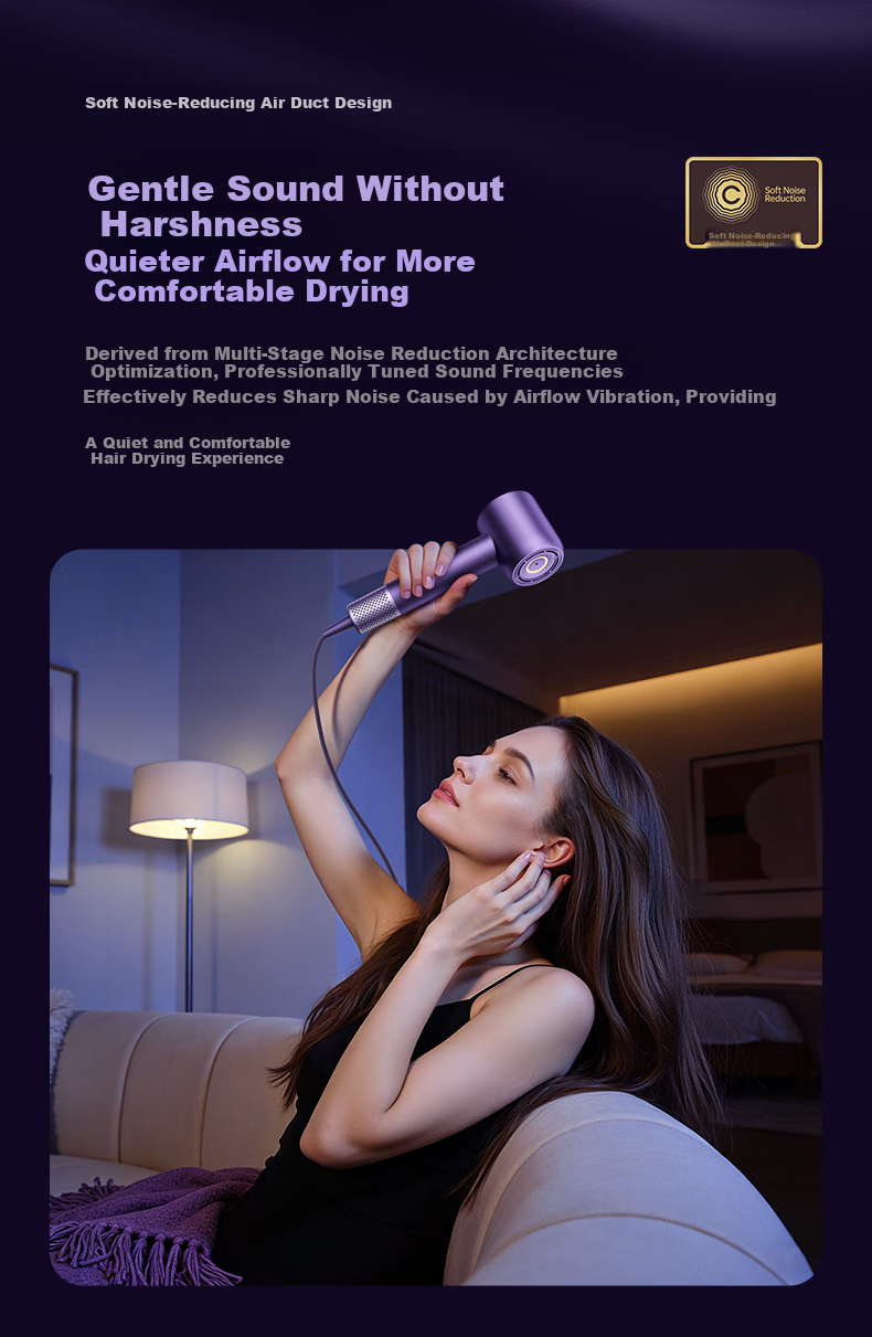 CONFU Silk3 Diamond Light Water Ion High-Speed Hair Dryer Fast Drying 120,000 RPM Home Use High Power Damage-Free Hair Blow Dryer Birthday Gift Star Shimmer Gold Standard Edition Price Guarantee 618 21