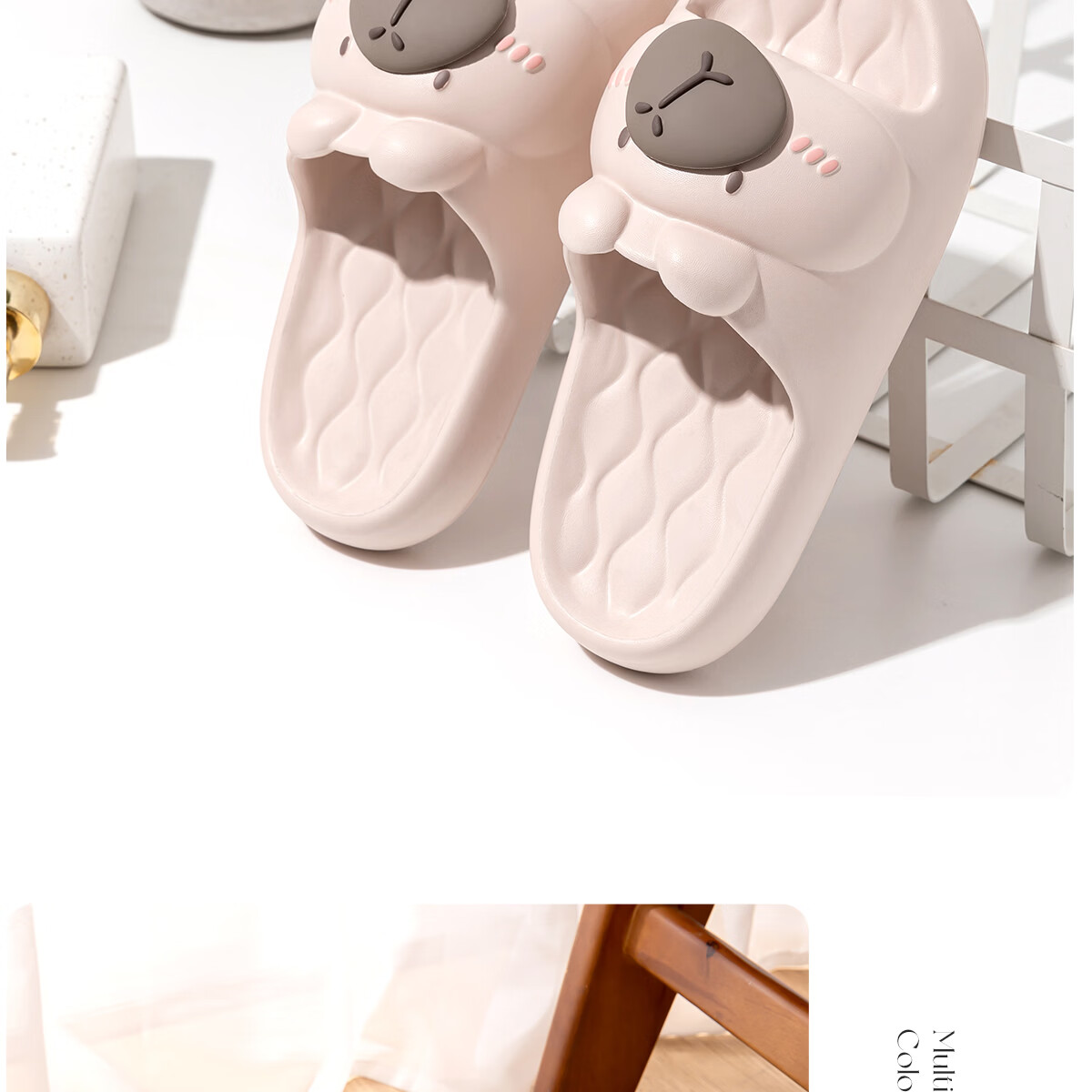Lidani Men's Slippers 2026 Summer New Home EVA Soft Cute Couple Casual Sandals 13