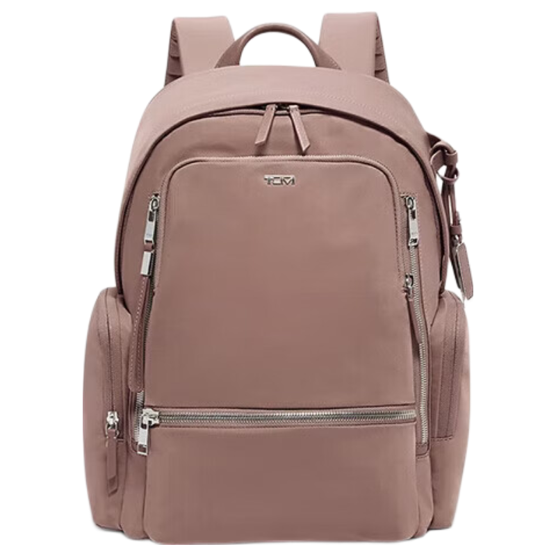 TUMI Voyageur Classic Fashion Women's Backpack Laptop Bag, Light Purple-Red Gift