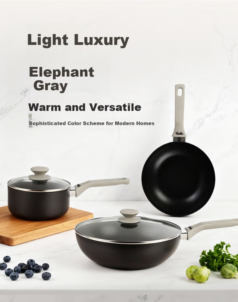 Fissler Easy Kitchen Series 26cm Non-Stick Frying Pan Flat Bottom Gas Stove Compatible 5