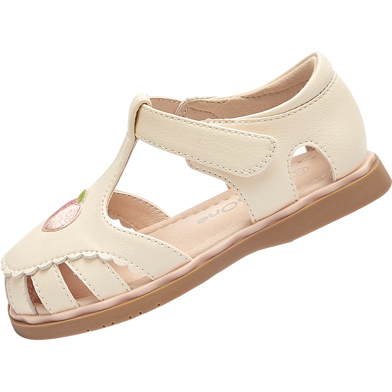 Balabala Kids Sandals Girls 2026 Summer New Delicate Embroidered Breathable Casual Water Shoes Princess Shoes