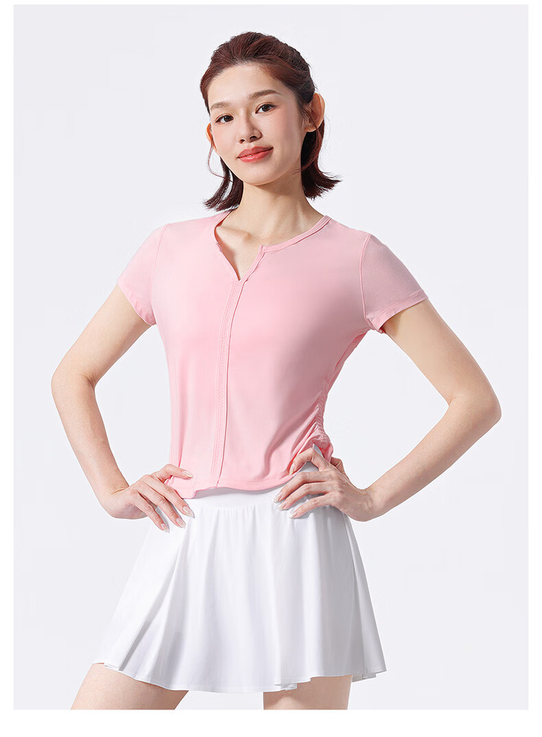 CAMEL Women's Ice Cooling Sports T-Shirt Quick-Dry Breathable Casual Short Sleeve Top Y26BAVLZ013 Morning Glory Blue S 20