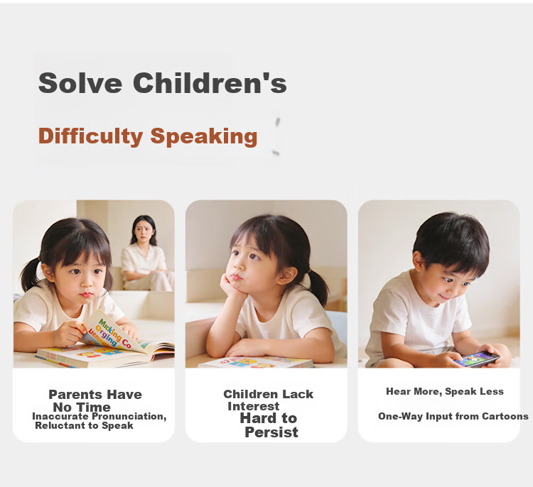 Doqee AI Little Foreign Teacher Robot PRO Pink Companion Robot English Learning Early Education Enlightenment Preschool Connection Reading Picture Book Smart Toy Children's Educational New Year Gift 3
