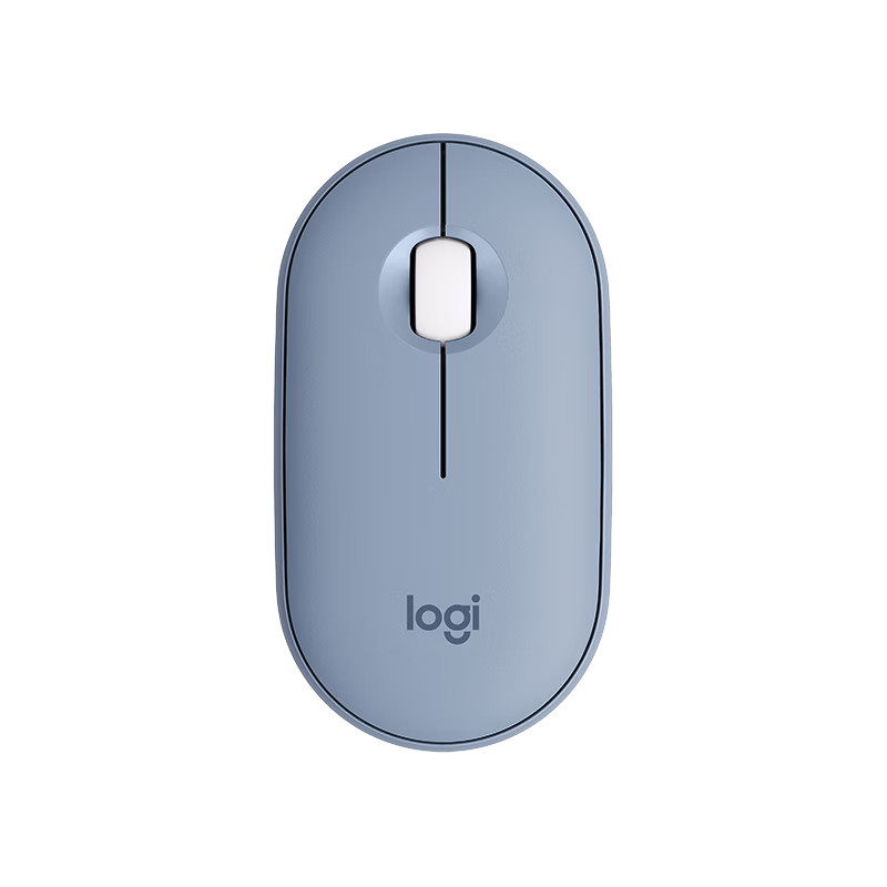 Logitech PEBBLE 2.0 Wireless Bluetooth Mouse Silent Office Portable Pebble 2nd Gen Upgrade Blue