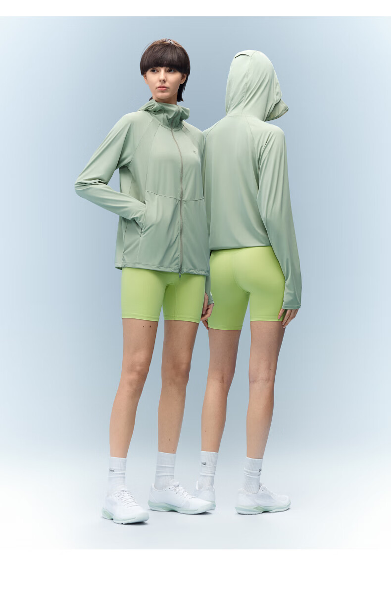 Bananain Liangpi 303UV Pro Women's Moisture-Wicking Quick-Dry Drawstring Hooded Cooling Sun Protection Jacket, Outdoor Skin Coat 10