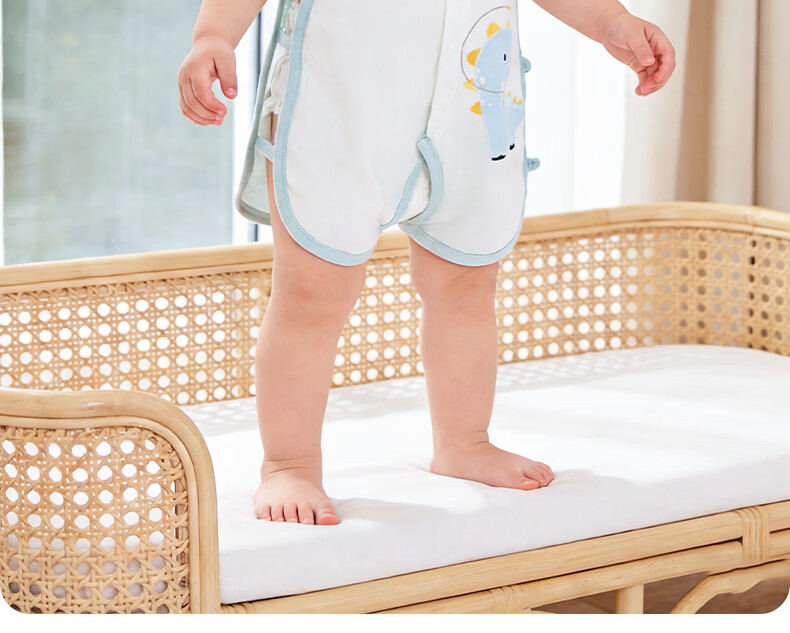 Tonglian Chuxin Baby Romper Summer Thin Newborn Infant Sleeveless Bodysuit Belly Protection Jumpsuit 2