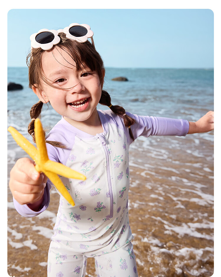 Balabala Kids Swimwear Boys Girls Baby 2026 Summer New Two-Piece Sunscreen Chlorine-Resistant Cartoon Swimsuit Set 71