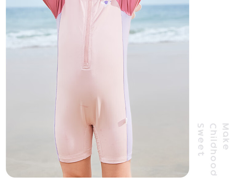 JELLYBABY 【7A Antibacterial Beach Swimming】Summer New Unisex Kids One-Piece Swimsuit for Seaside Play 17