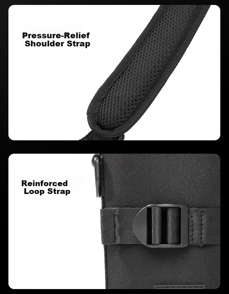 AMBITFUL Zhijie Lens Bag Storage Pouch Protective Case for Canon Nikon Sony Fuji Sigma Tamron DSLR Mirrorless Camera Lens Sleeve Barrel with Waist Hanging/Shoulder Strap 16